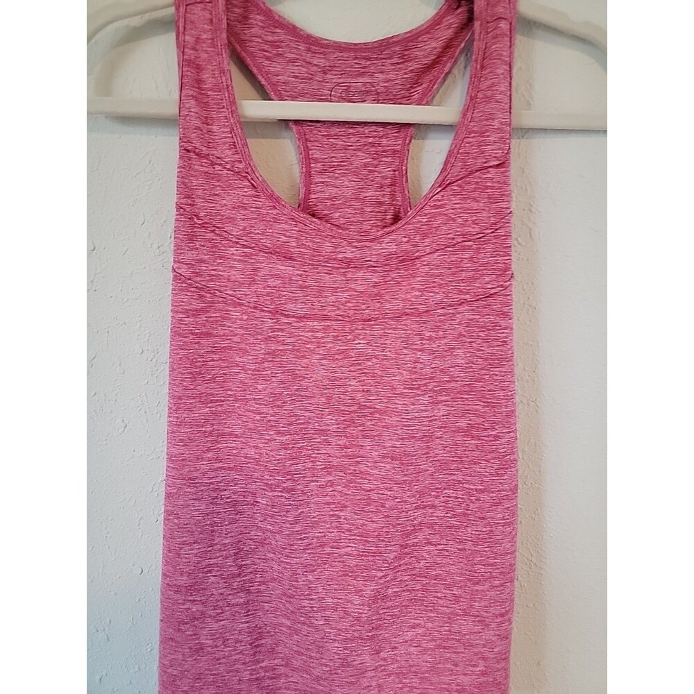 Oiselle Activewear Tank Womens Sz8 Coral Heathered Sleeveless Stretch Racer Back - Picture 5 of 7